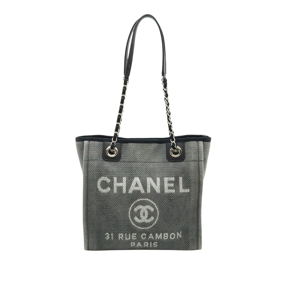 Pre-Loved Chanel Mini Canvas Deauville Tote
